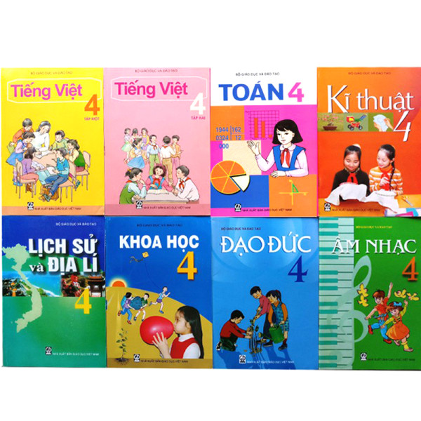 Sách giáo khoa lớp 4 (24 quyển)